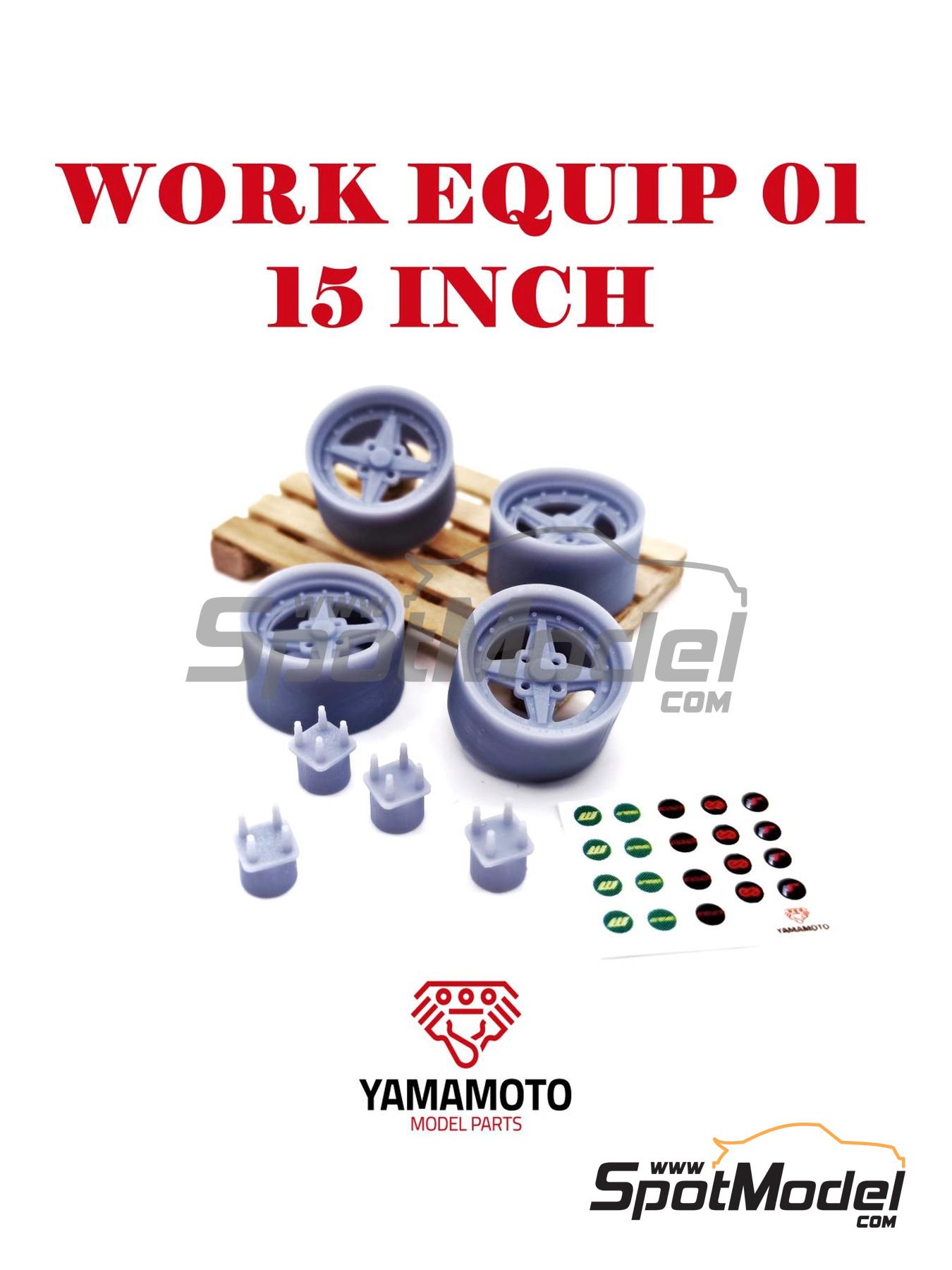 Yamamoto Model Parts YMPRIM8 Rims 1 24 Scale Work Equip 01 15 Inches yamamoto-model-parts-ymprim8-rims-1-24-scale-work-equip-01-15-inches